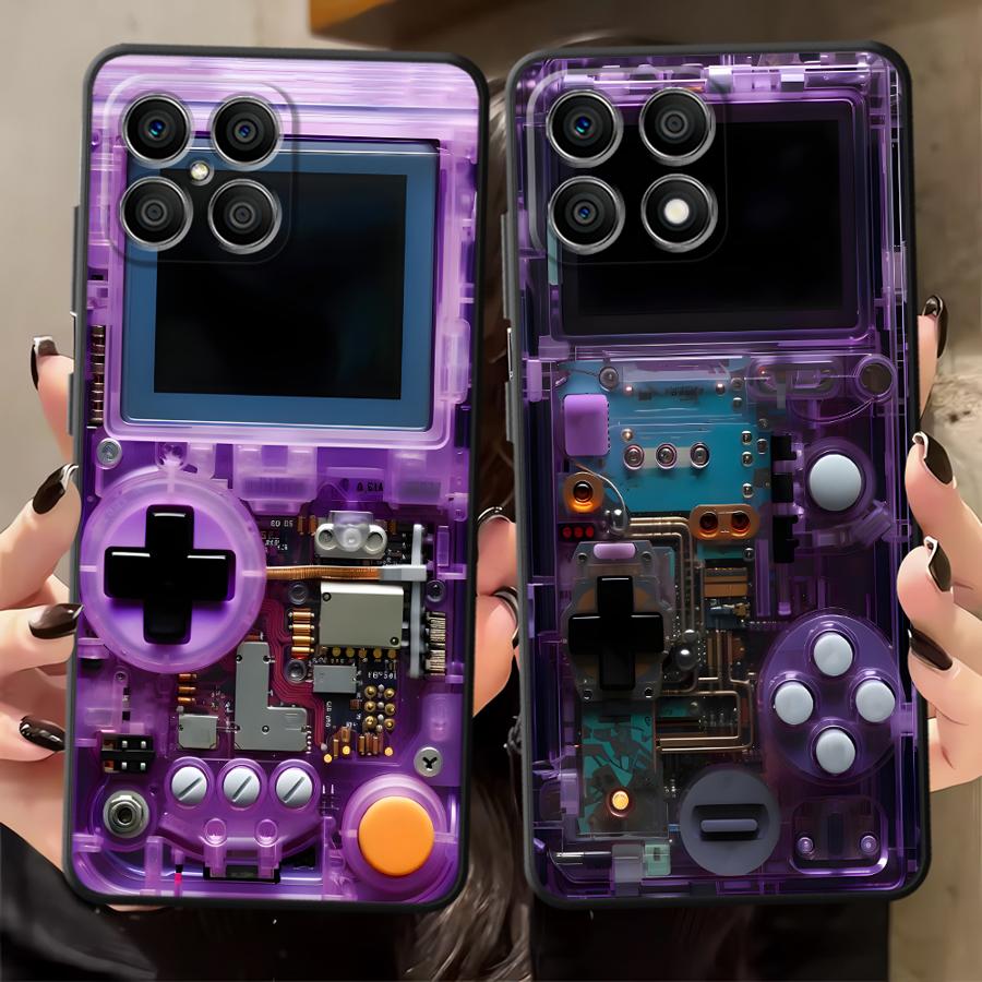 Gaming Console X7 - Fioletowe etui na konsolę do gier