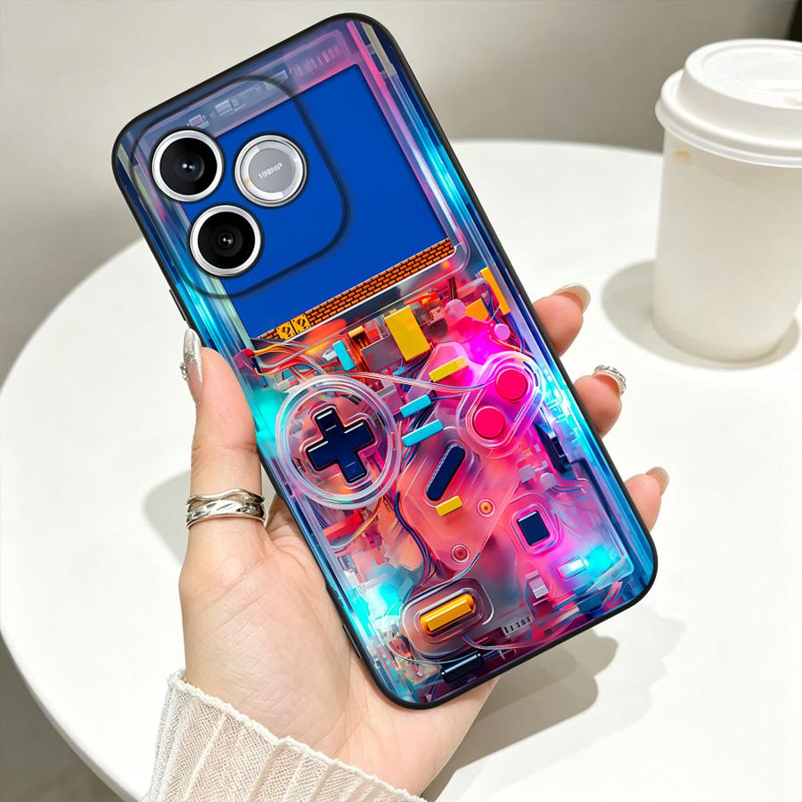 Gaming Console X7 - Kolorowe etui na telefon w stylu