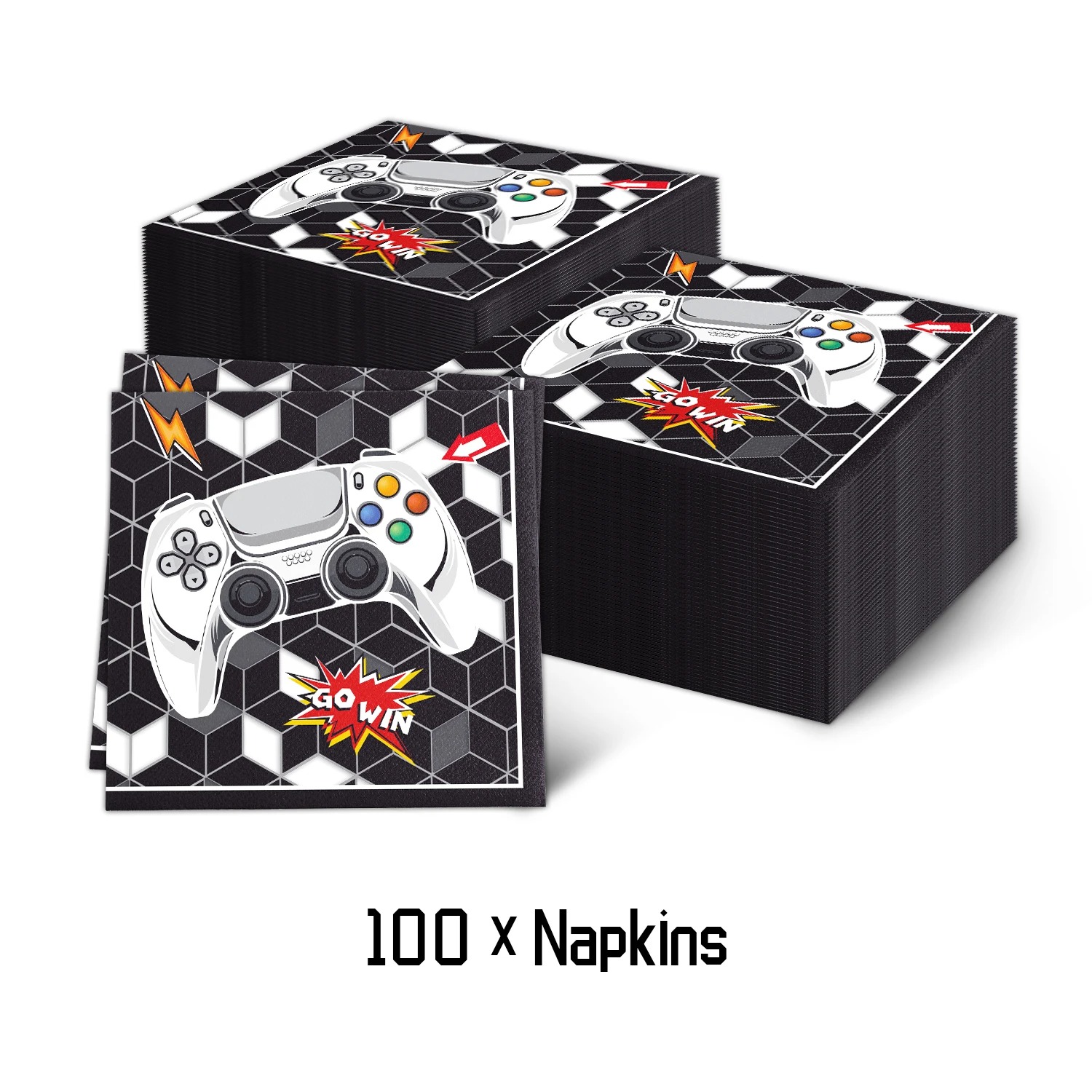 Czarna zastawa stołowa z motyw – Gaming Console 6 Year Old recenzja i cena