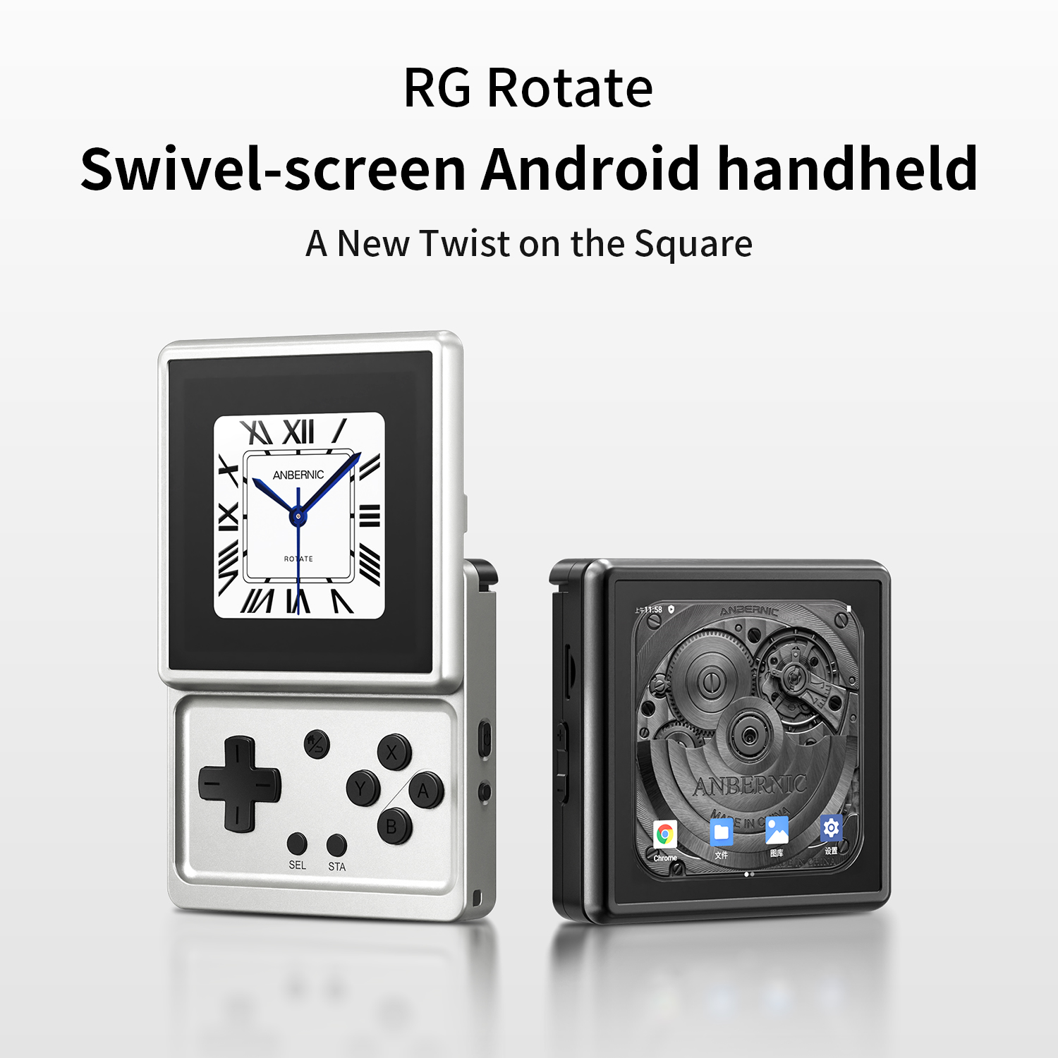 ANBERNIC RG Rotate Przenośna K – Gaming Console Handheld Android recenzja i cena