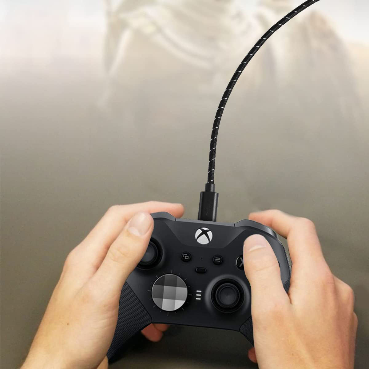 Kabel ładujący USB-C, przewód  – Microsoft Controller Elite Series 2 recenzja i cena