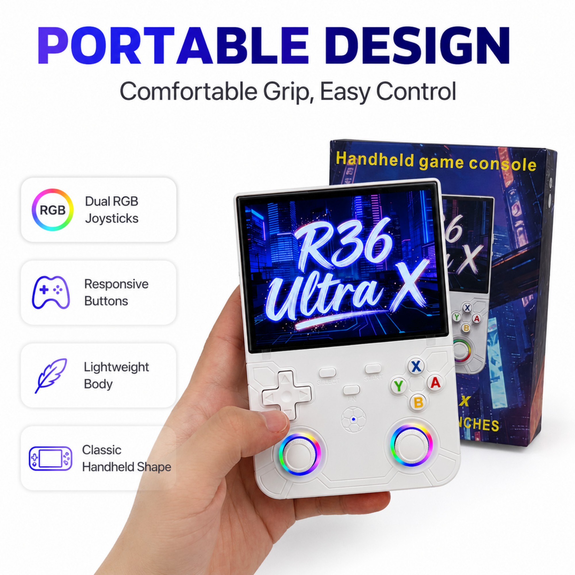 Retro konsola do gier przenośn – Gaming Console Handheld Android recenzja i cena
