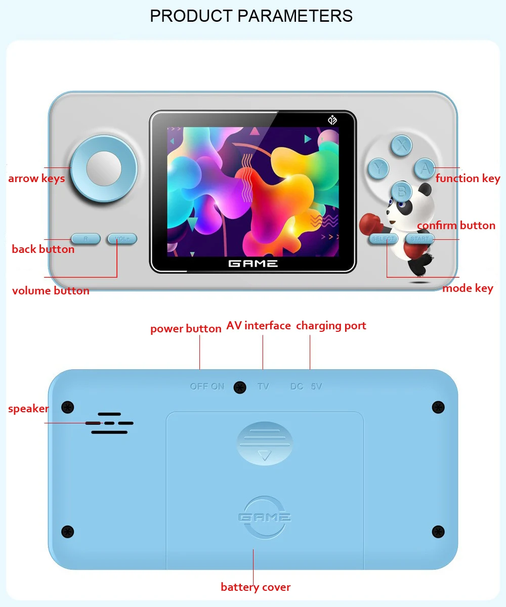 Nowa konsola do gier wideo S5  – Gaming Console 6 Year Old recenzja i cena